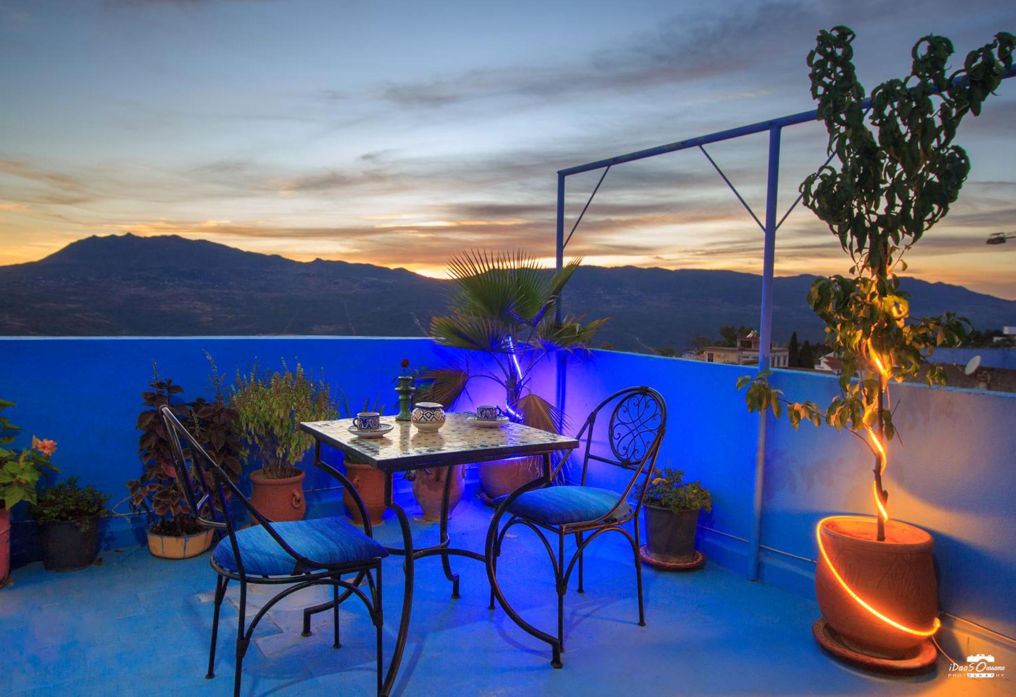舍夫沙万Casa Voyager 'Secret Garden Terrace'公寓 外观 照片