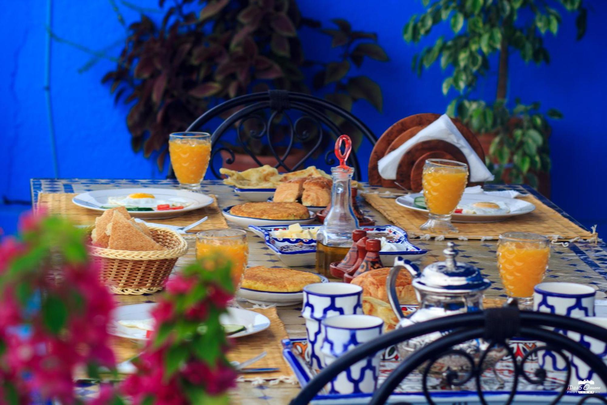 舍夫沙万Casa Voyager 'Secret Garden Terrace'公寓 外观 照片