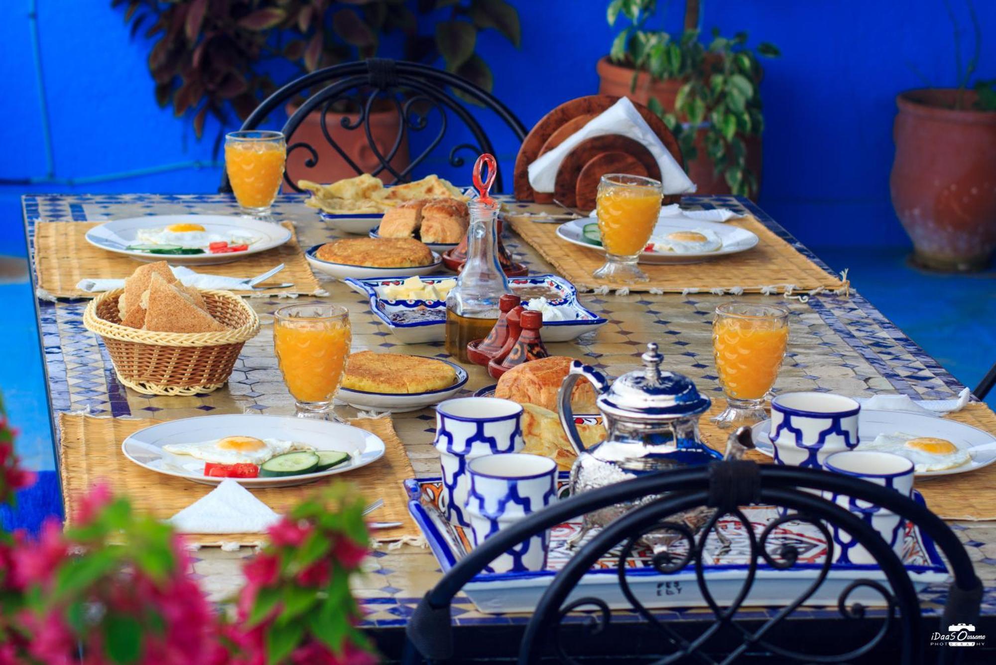 舍夫沙万Casa Voyager 'Secret Garden Terrace'公寓 外观 照片
