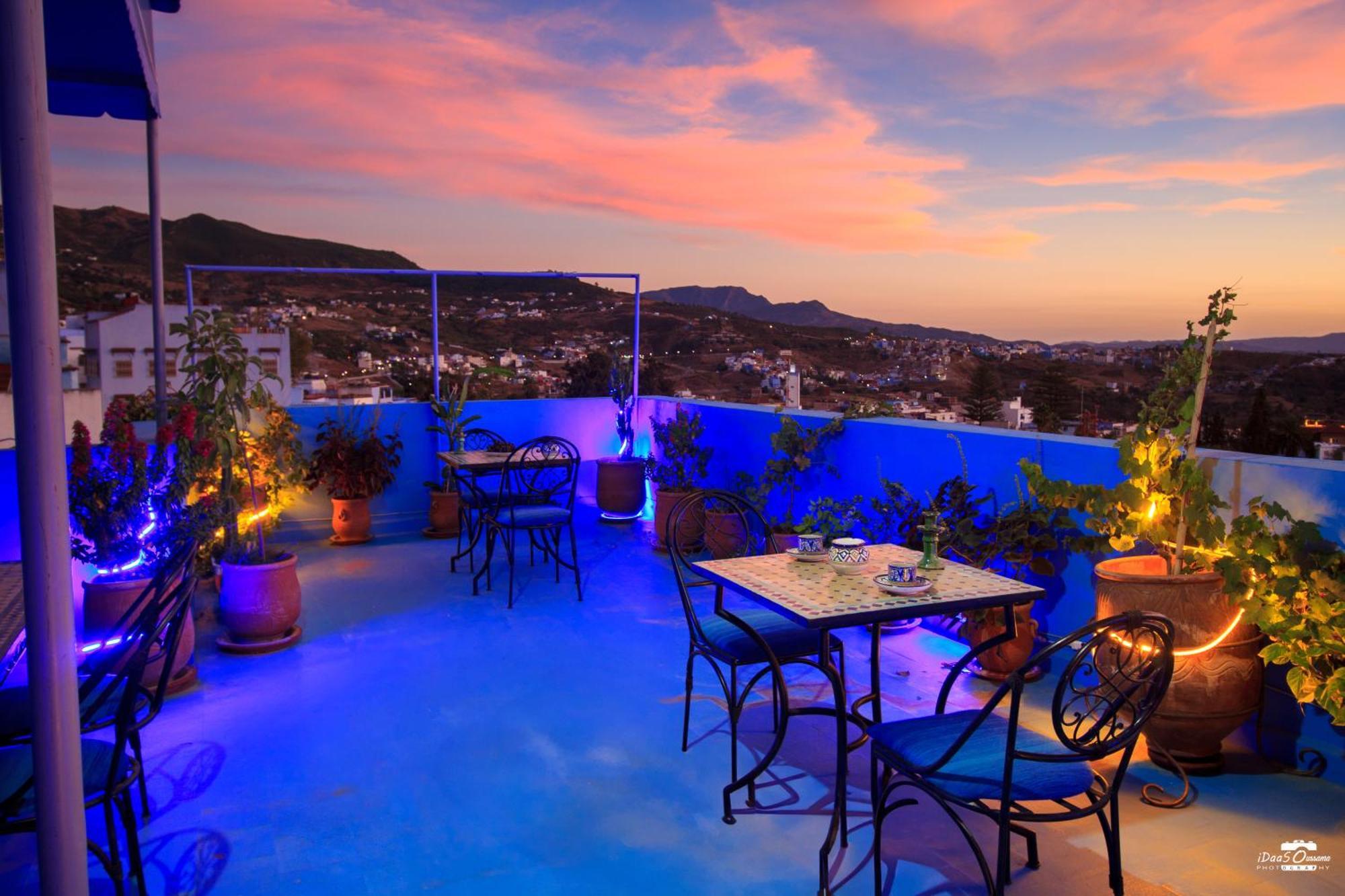 舍夫沙万Casa Voyager 'Secret Garden Terrace'公寓 外观 照片